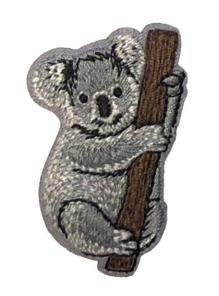 Applikation zum Aufbügeln Koala am Ast